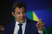 O ministro da Fazenda, Fernando Haddad