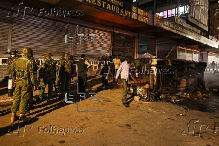 Street vendors protest in Nairobi against police harrassment