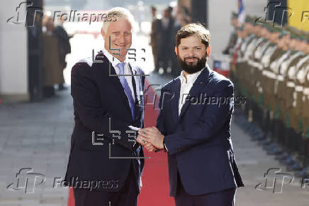 Boric se reúne con los reyes de los Belgas Felipe y Matilde en su primera visita a Chile