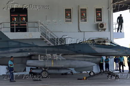 Indonesian Air Force holds security drill