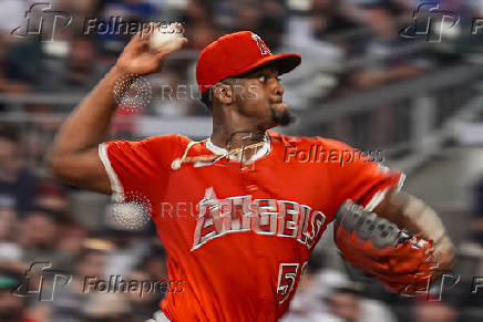MLB: Los Angeles Angels at Atlanta Braves