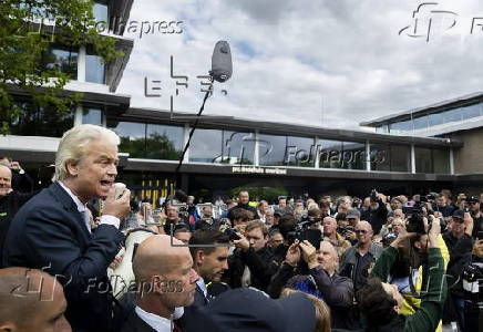 Protest against new asylum seekers' center site in Zwolle