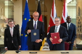 German Chancellor Friedrich Merz visits London to sign landmark treaty