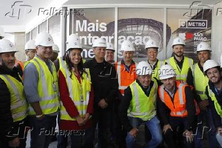 Governador Tarcísio visita obras do monotrilho - SP