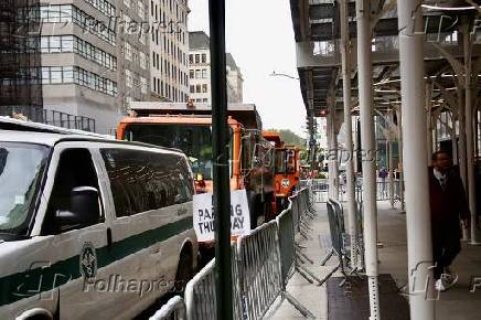 tráfego pesado em manhattan devido à unga 80.