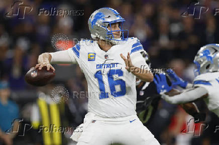 NFL: Detroit Lions at Baltimore Ravens