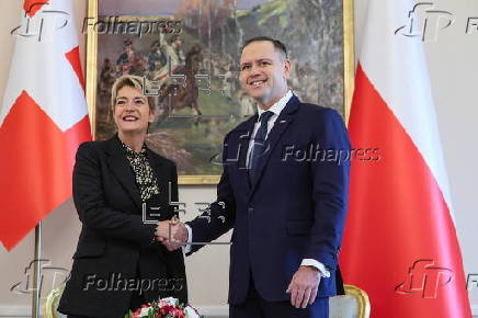 Swiss Federal President Karin Keller-Sutter visits Warsaw