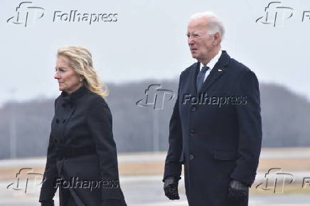 O presidente dos EUA, Joe Biden, e a primeira-dama, Jill Biden