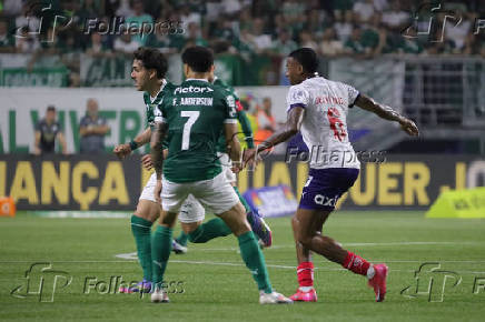 Partida entre Palmeiras e Bahia pelo Campeonato Brasileiro