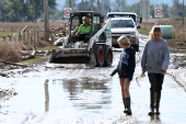 Aftermath of flooding in Croki