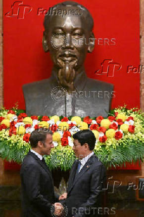 French President Macron visits Vietnam