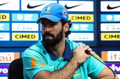 Coletiva de imprensa do goleiro Alisson da Seleção Brasileira em São Paulo