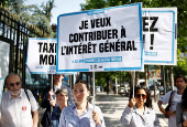 Attac, Oxfam France and 350.org gather to defend the so-called 