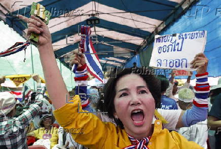Protest against Thai prime minister after leaked phone call