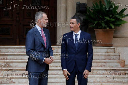 Spain's Prime Minister Sanchez and Spain's King Felipe attend summer meeting in Palma de Mallorca