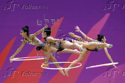 Gimnasia rítmica cinco aros
