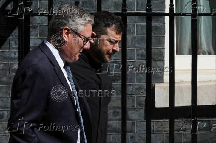 British PM Starmer and Ukrainian President Zelenskiy meet in London