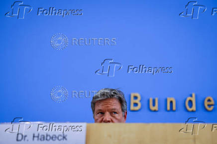 German Economy Minister Habeck presents the 2025 spring forecast