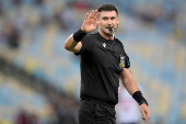 Partida entre Fluminense e Aparecidense válida pela  Copa do Brasil.