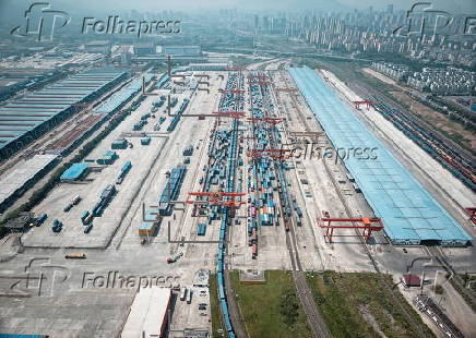 New International Land-Sea Trade Corridor Dry Port, in Chongqing