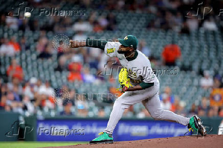 MLB: Athletics at Houston Astros