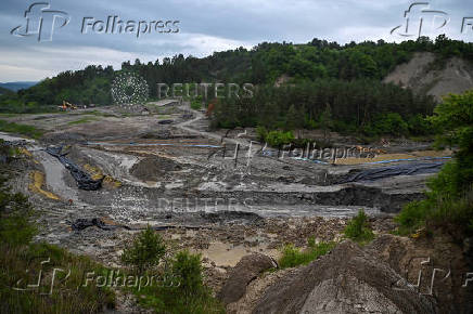 Romania's Praid salt mine is at risk of collapse after the rains of the last few days and the large amount of water accumulated on the slopes