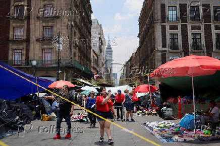 Protest of National Coordination of Education Workers (CNTE) in Mexico City