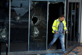 Aftermath of riots in Ballymena