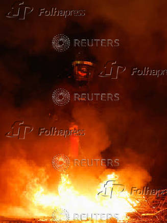 Fourth night of unrest following a protest over an alleged sexual assault on a local teenage girl, in Portadown