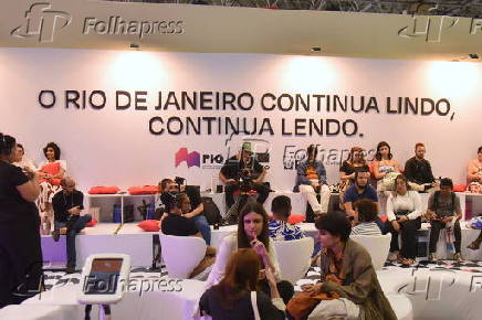 Movimentação da bienal do livro nesta terça-feira (17) no rio de janeiro.