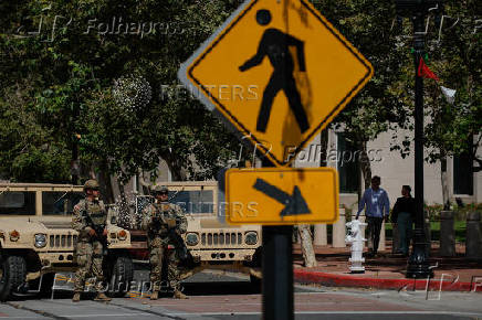 California National Guard deployed in California