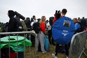 Glastonbury Festival in Britain