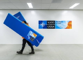NATO summit - cleaning up