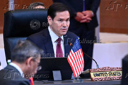 US Secretary of State Marco Rubio attends the ASEAN Foreign Ministers' Meeting