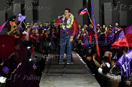 Bolivian presidential candidate Manfred Reyes Villa closes campaign in La Paz