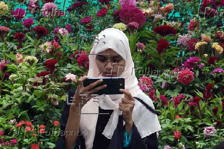 Grand flower show ahead of India's Independence Day celebrations in Bangalore
