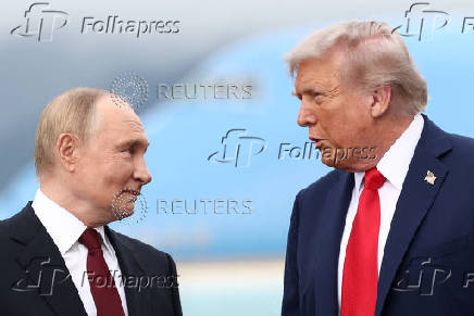 U.S. President Trump meets with Russian President Putin in Alaska