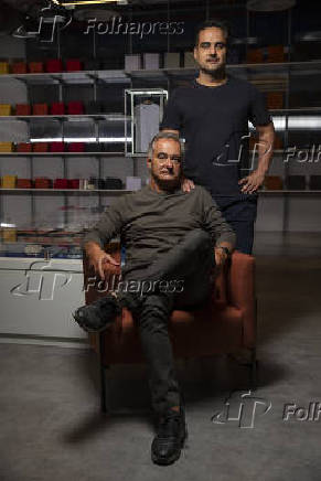 Fabio Hering, diretor-presidente da Cia.Hering, e seu filho Thiago Hering
