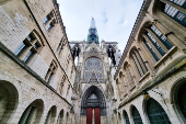 Catedral de Notre Dame no Centro Histórico da cidade turística de Rouen França