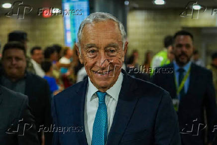PRESIDENTE DE PORTUGAL MARCELO REBELO DE SOUSA CHEGA A RECIFE (PE)
