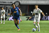PARTIDA ENTRE SANTOS X BRAGANTINO PELO CAMPEONATO BRASILEIRO