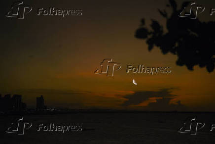 Por do Sol na Beira Mar