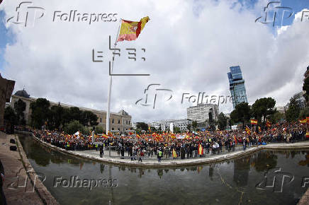 Manifestación 'Por la dignidad de España. Sánchez dimisión, elecciones ya' en Madrid
