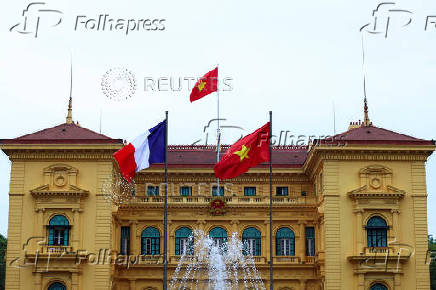French President Macron visits Vietnam