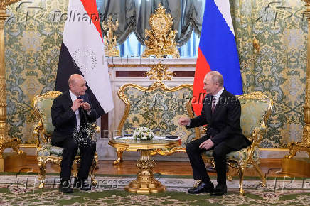 Russia's President Putin meets Yemen's presidential council chief Al-Alimi in Moscow