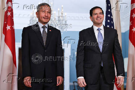 U.S. Secretary of State Rubio meets with Singapore's Foreign Minister Balakrishnan, in Washington