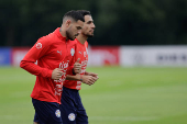 Entrenamiento selección de fútbol de Paraguay