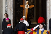 Pope Leo XIV leads Holy Door procession to mark Jubilee of the Holy See