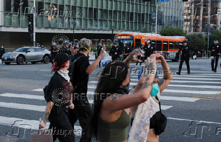 Protests against federal immigration sweeps continue, in Los Angeles