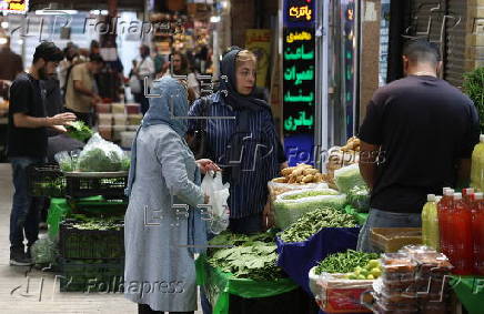 Daily life in a bazaar in Tehran amid ceasefire with Israel